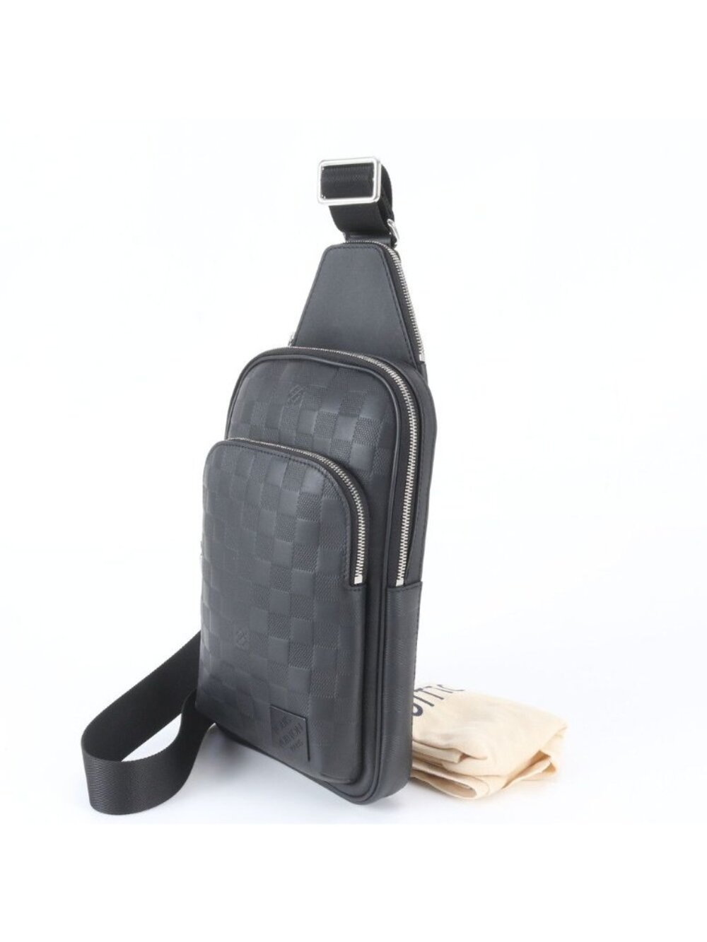 Louis Vuitton Damier Infini Avenue Sling Bag Leather
